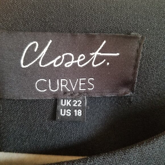 Red and black fit and flare dress - Picture 6 of 8